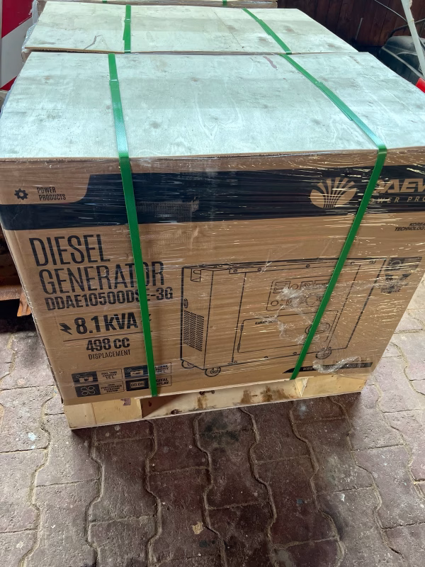დიზელის გენერატორი 8.1 KW. 15HP
